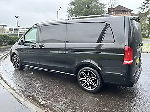 Used 2023 Mercedes-Benz V Class AMG Line Obsidian Black - Interior and Exterior details 8