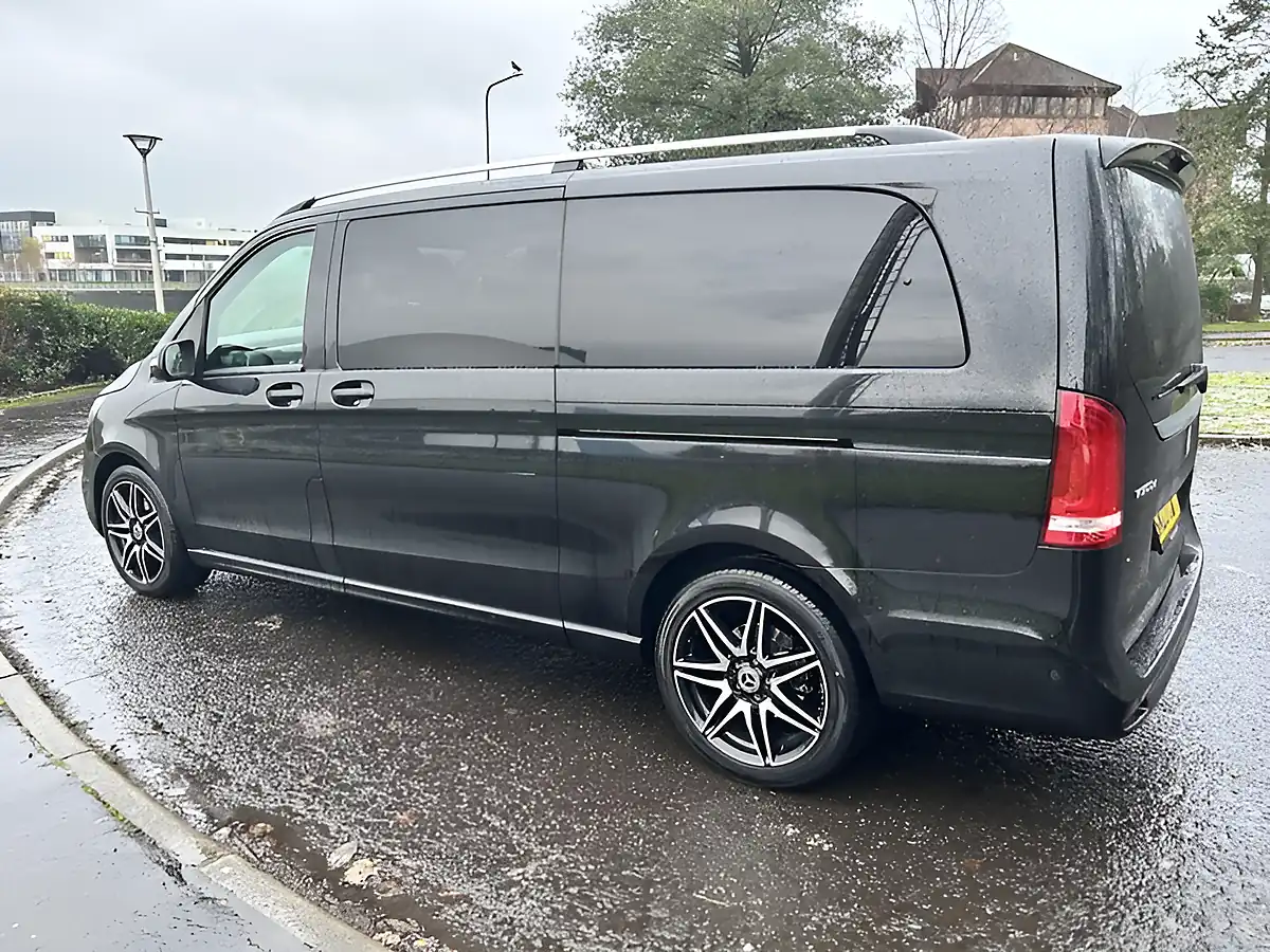Used 2023 Mercedes-Benz V Class AMG Line Obsidian Black - Interior and Exterior details 8