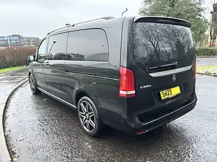 Used 2023 Mercedes-Benz V Class AMG Line Obsidian Black - Interior and Exterior details 9