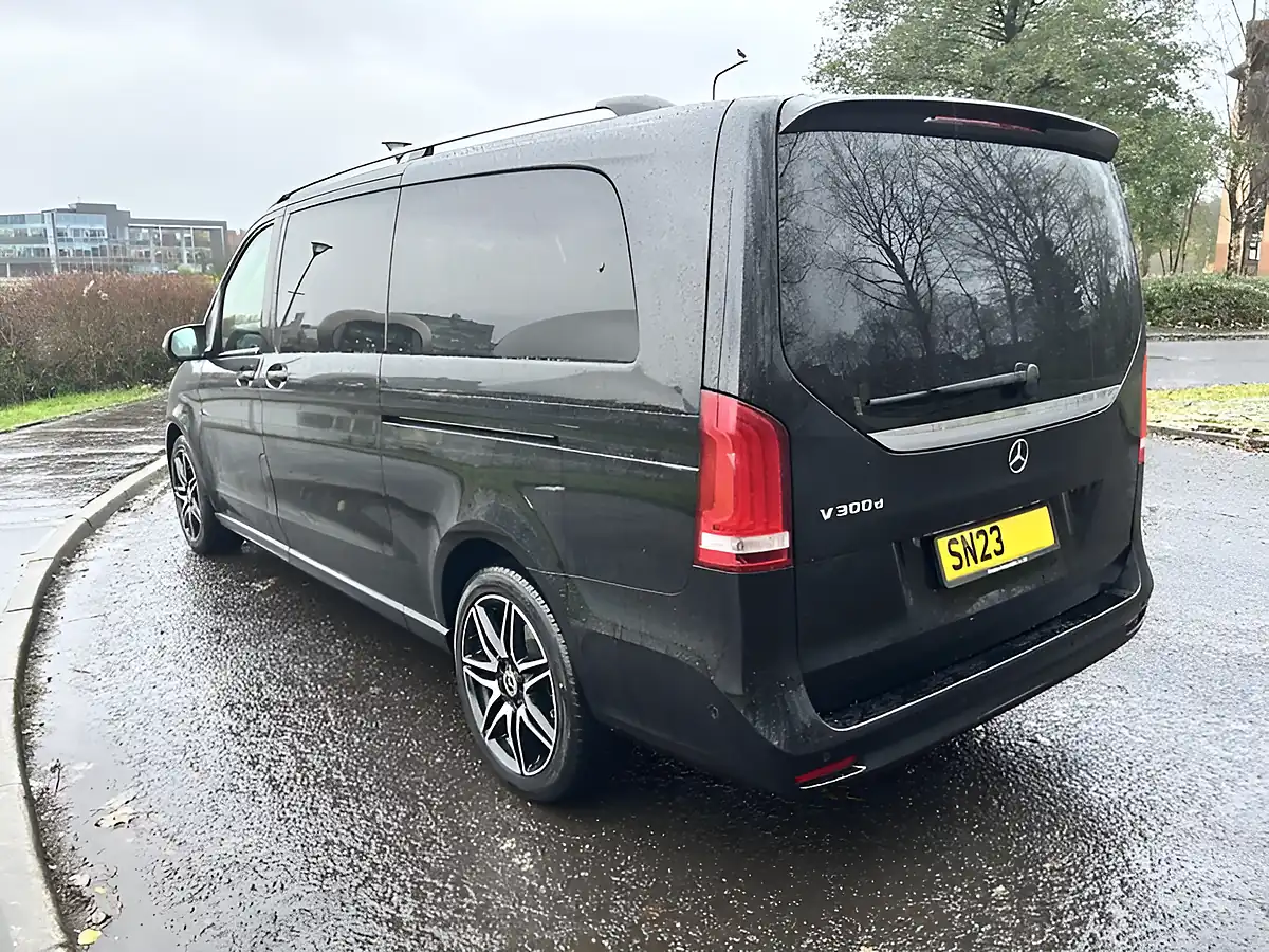 Used 2023 Mercedes-Benz V Class AMG Line Obsidian Black - Interior and Exterior details 9