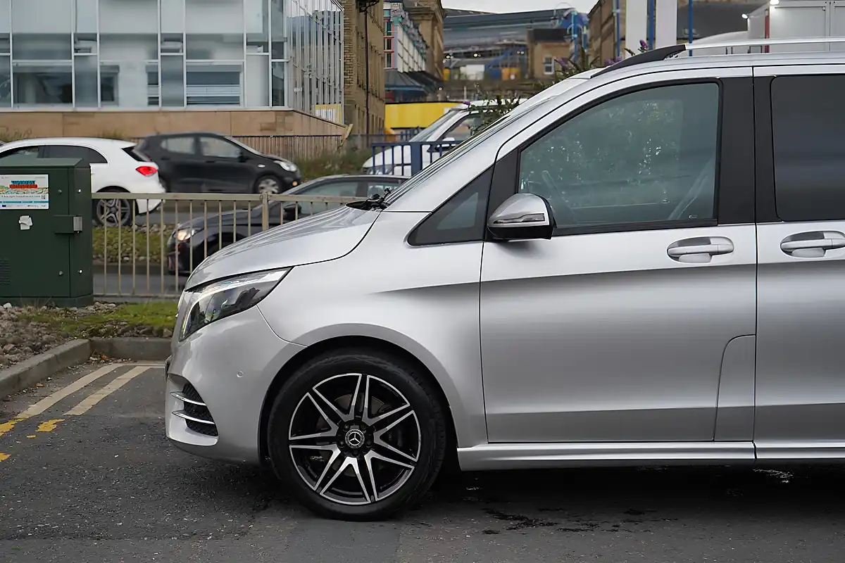 Used 2023 Mercedes-Benz V Class AMG Line Silver - Interior and Exterior details 9