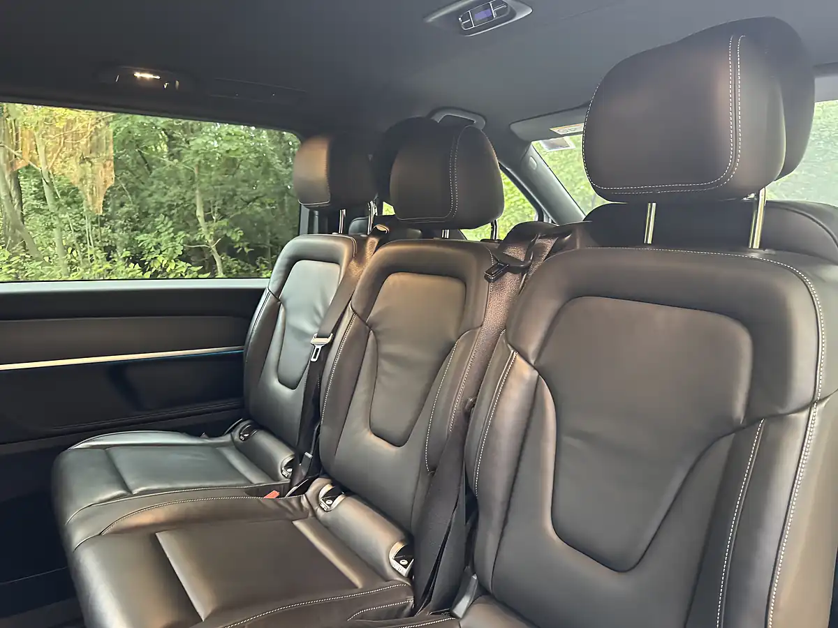 Used 2023 Mercedes-Benz V Class AMG Line Xlwb Extra Long Wheel Base With Captain Seats Black - Interior and Exterior details 11