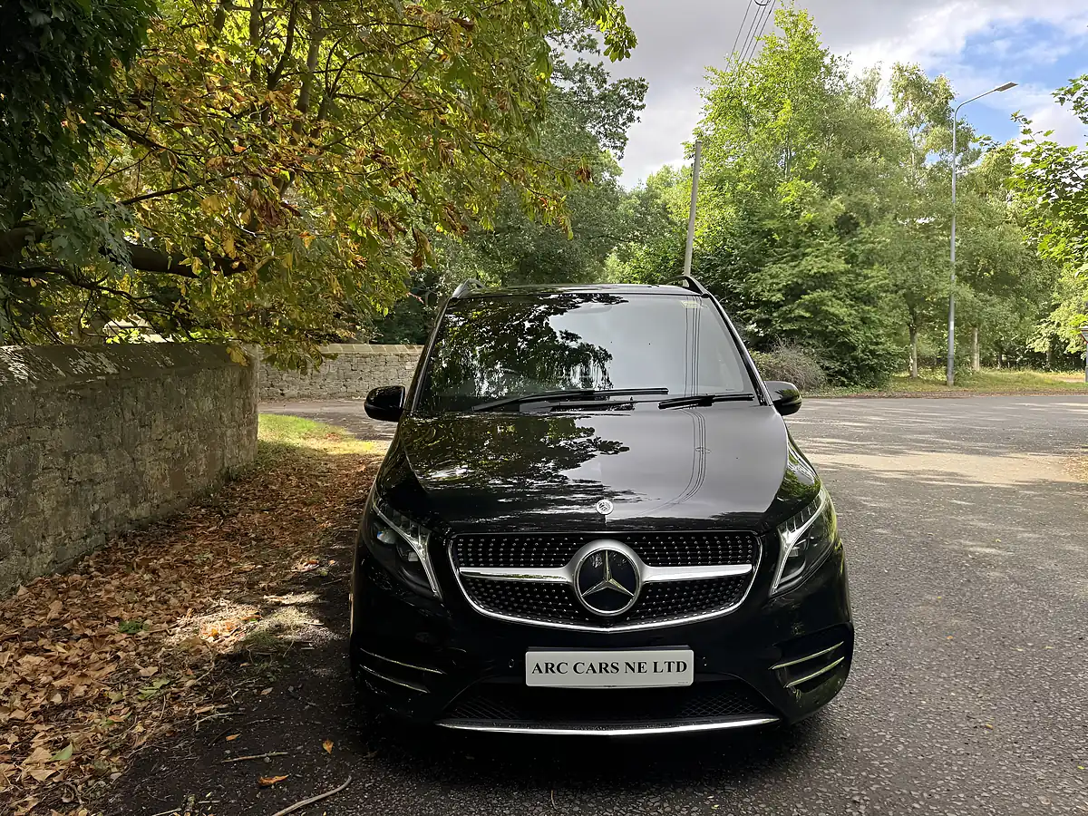 Used 2023 Mercedes-Benz V Class AMG Line Xlwb Extra Long Wheel Base With Captain Seats Black - Interior and Exterior details 12