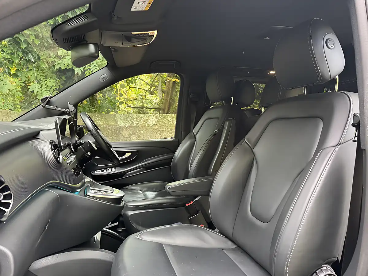 Used 2023 Mercedes-Benz V Class AMG Line Xlwb Extra Long Wheel Base With Captain Seats Black - Interior and Exterior details 16