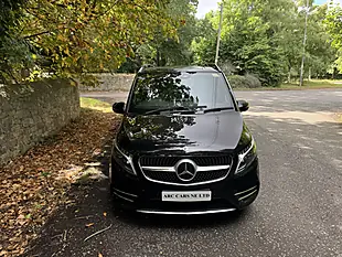 Used 2023 Mercedes-Benz V Class AMG Line Xlwb Extra Long Wheel Base With Captain Seats Black - Interior and Exterior details 2