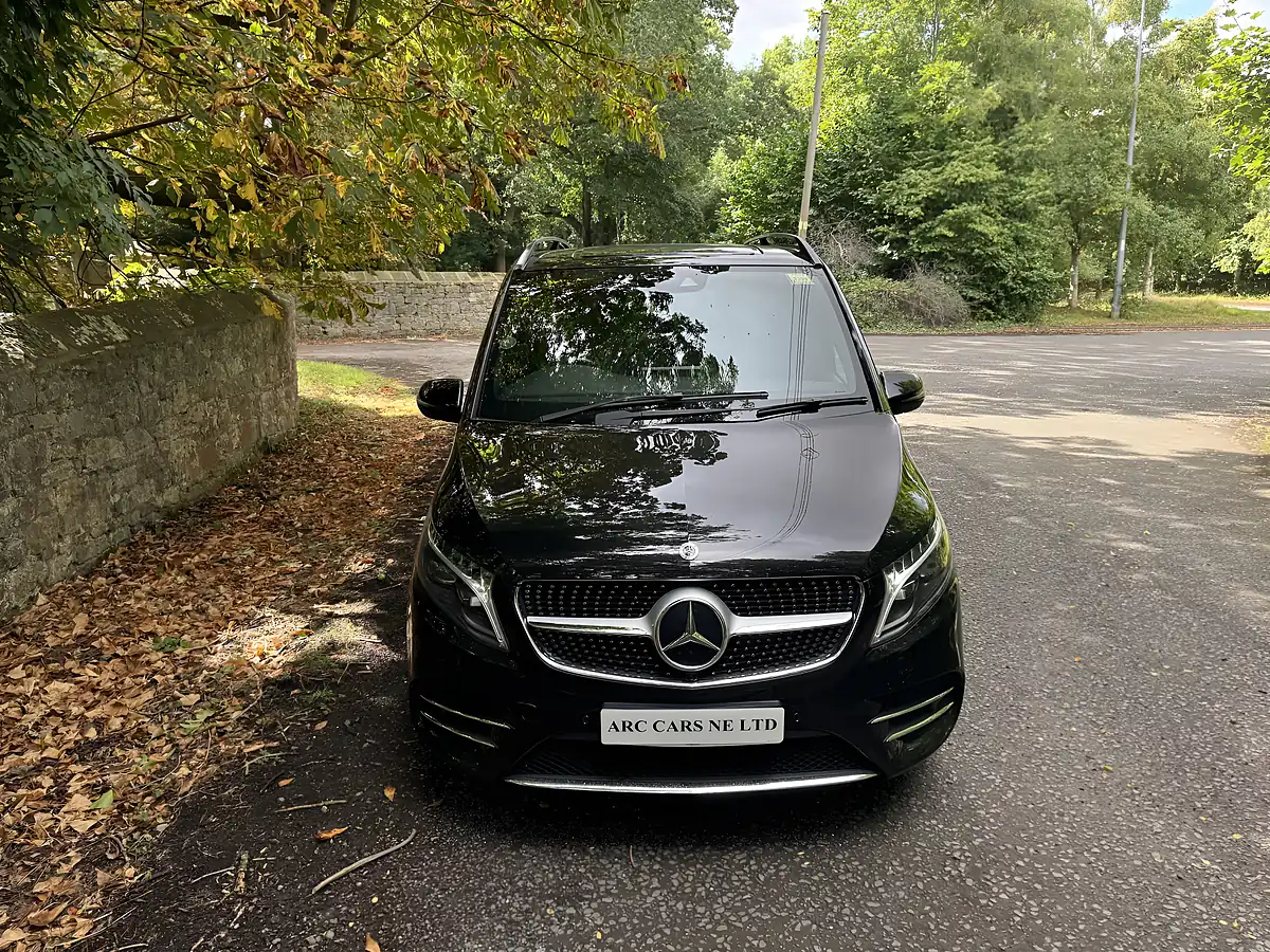 Used 2023 Mercedes-Benz V Class AMG Line Xlwb Extra Long Wheel Base With Captain Seats Black - Interior and Exterior details 2
