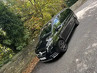 Used 2023 Mercedes-Benz V Class AMG Line Xlwb Extra Long Wheel Base With Captain Seats Black - Interior and Exterior details 6