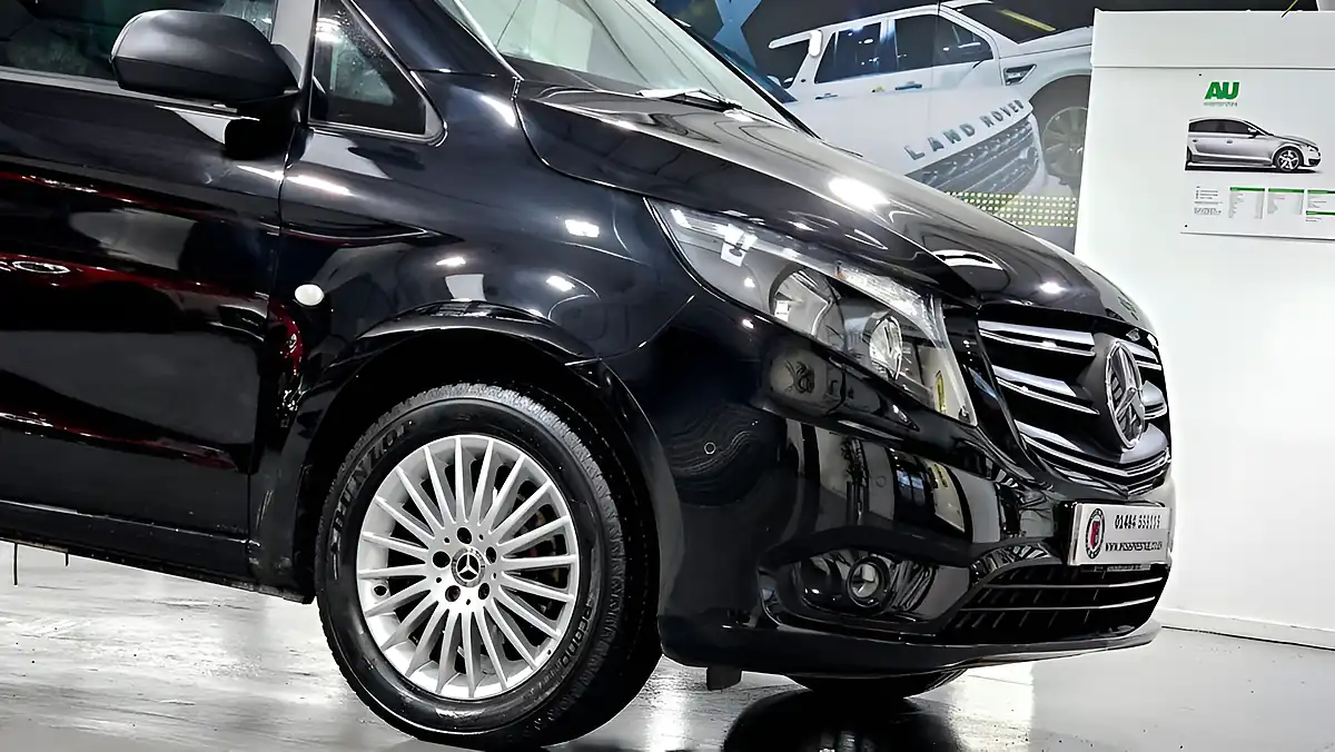 Used 2023 Mercedes-Benz Vito Premium Panel Van Black - Interior and Exterior details 12