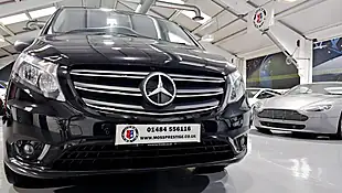 Used 2023 Mercedes-Benz Vito Premium Panel Van Black - Interior and Exterior details 14