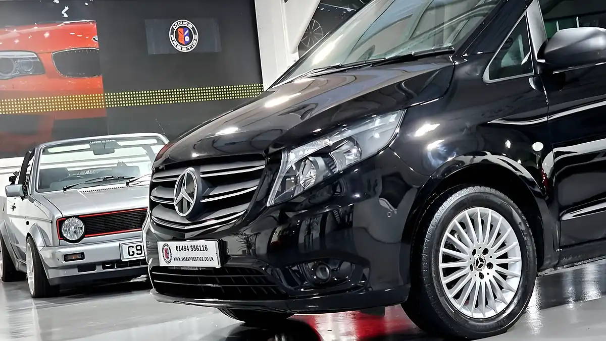 Used 2023 Mercedes-Benz Vito Premium Panel Van Black - Interior and Exterior details 17