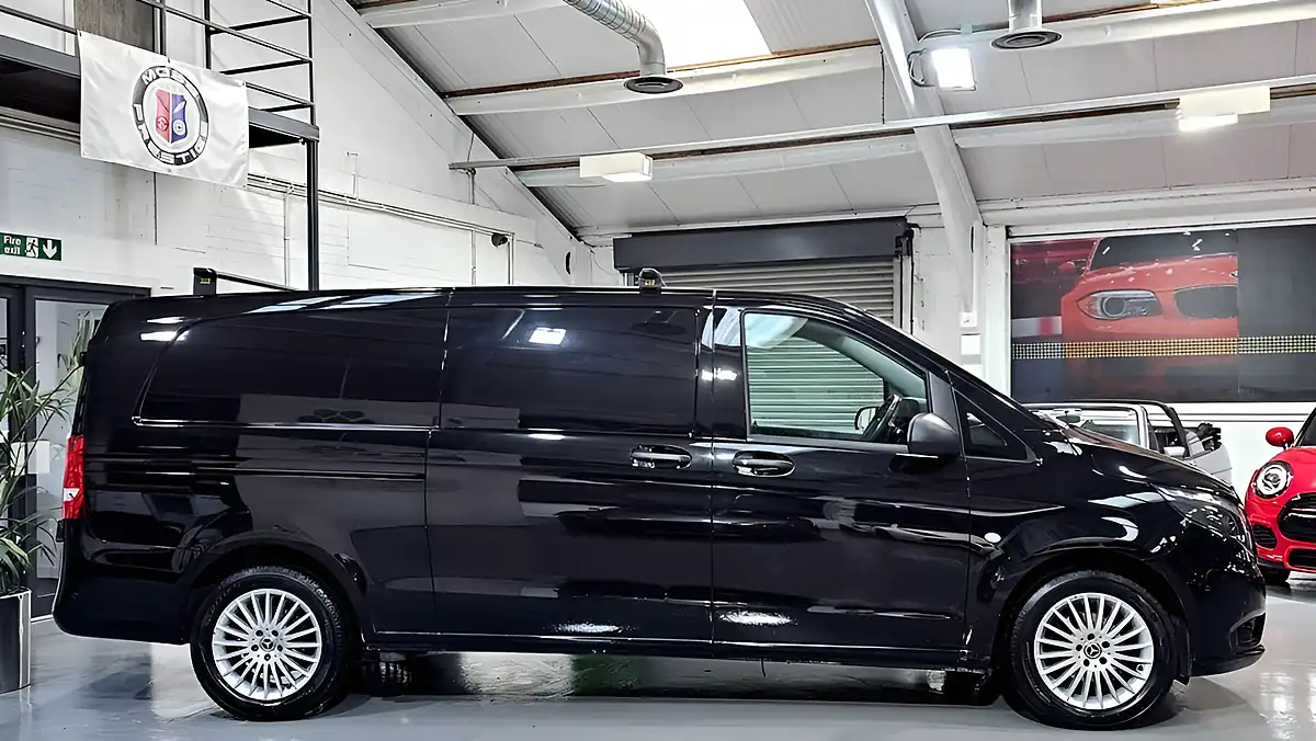 Used 2023 Mercedes-Benz Vito Premium Panel Van Black - Interior and Exterior details 5