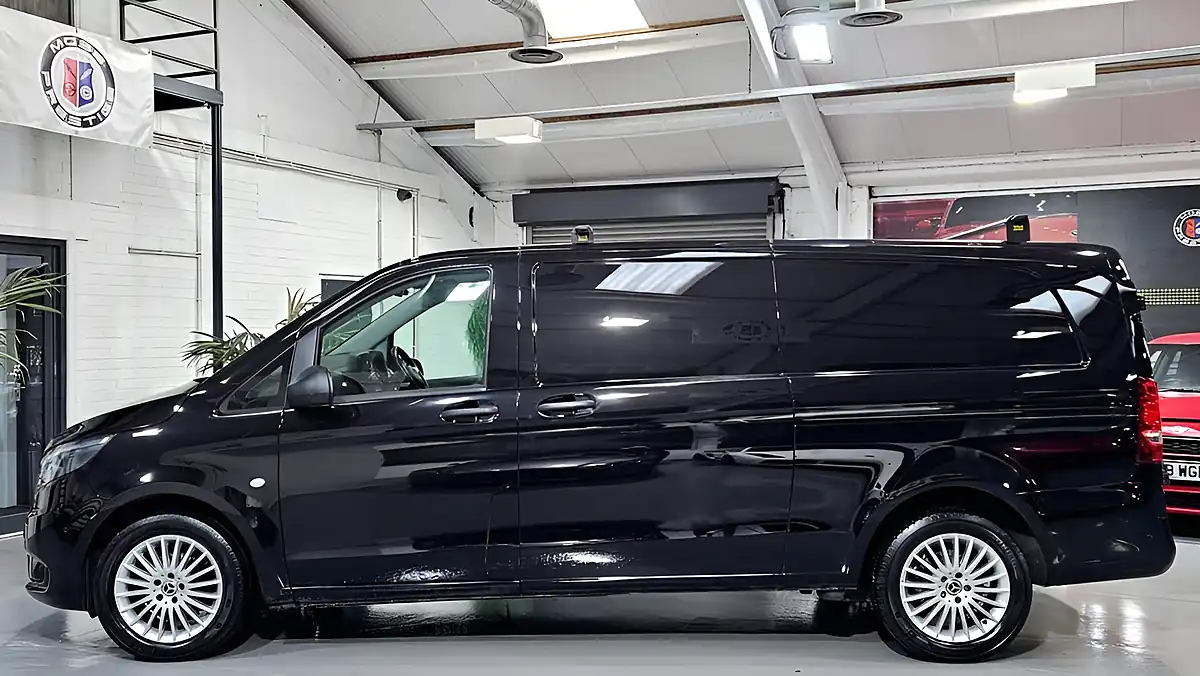 Used 2023 Mercedes-Benz Vito Premium Panel Van Black - Interior and Exterior details 6