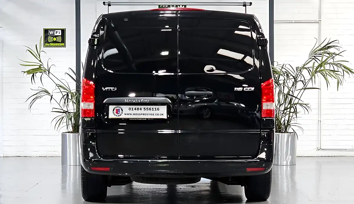 Used 2023 Mercedes-Benz Vito Premium Panel Van Black - Interior and Exterior details 7