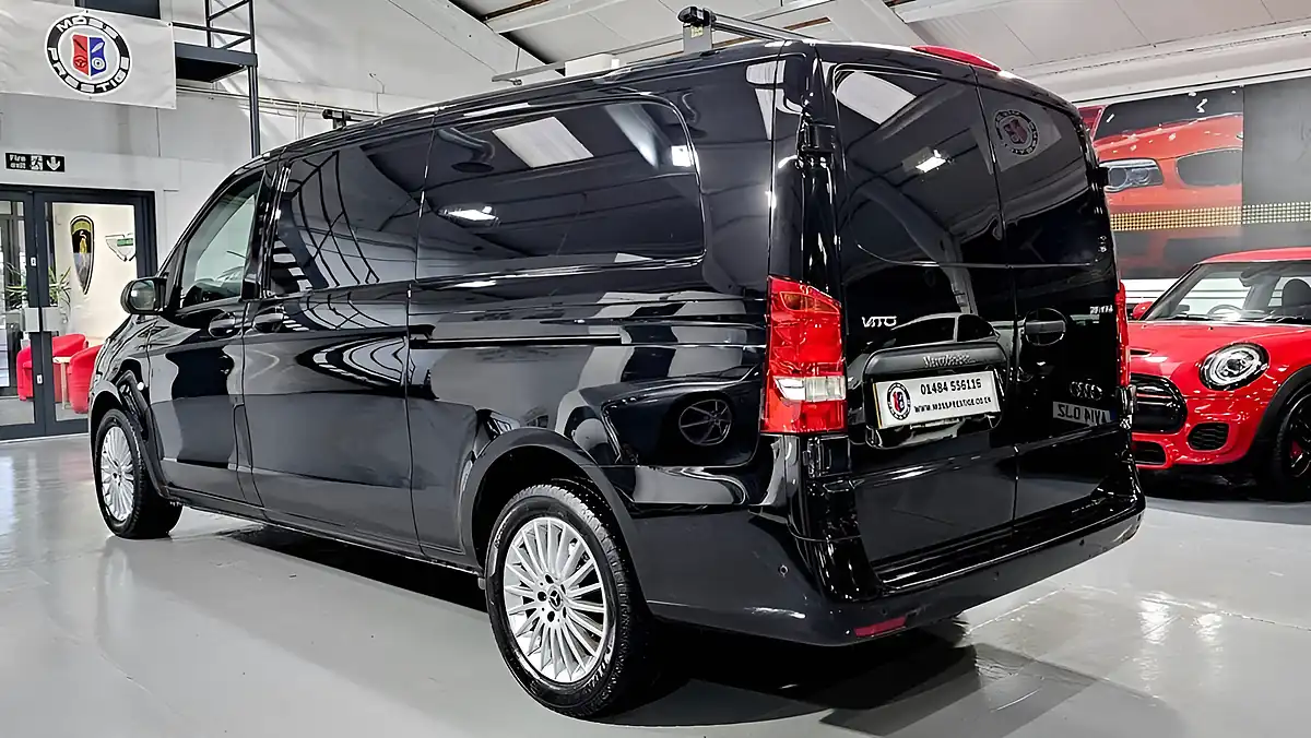 Used 2023 Mercedes-Benz Vito Premium Panel Van Black - Interior and Exterior details 9