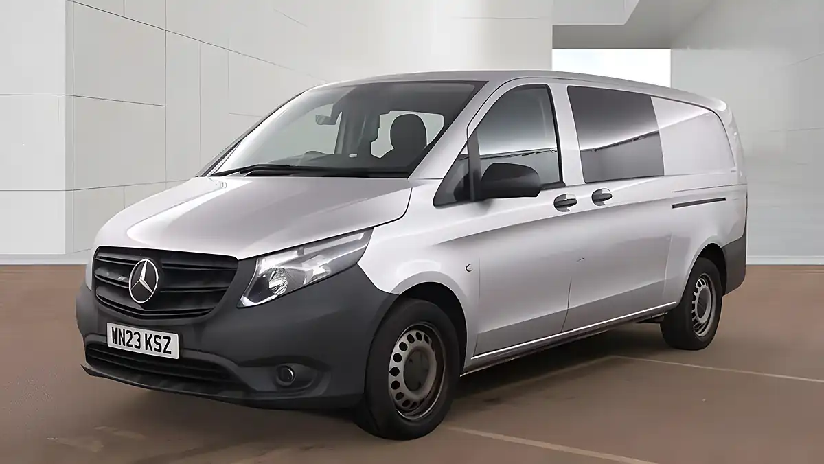 Used 2023 Mercedes-Benz Vito Progressive Crew Van Silver - Interior and Exterior details 2