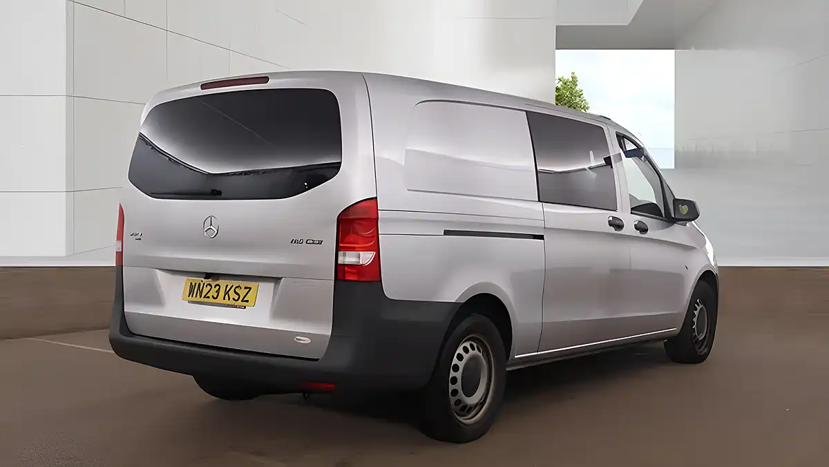 Used 2023 Mercedes-Benz Vito Progressive Crew Van Silver - Interior and Exterior details 4