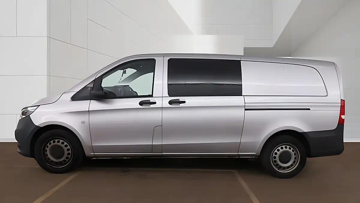 Used 2023 Mercedes-Benz Vito Progressive Crew Van Silver - Interior and Exterior details 6