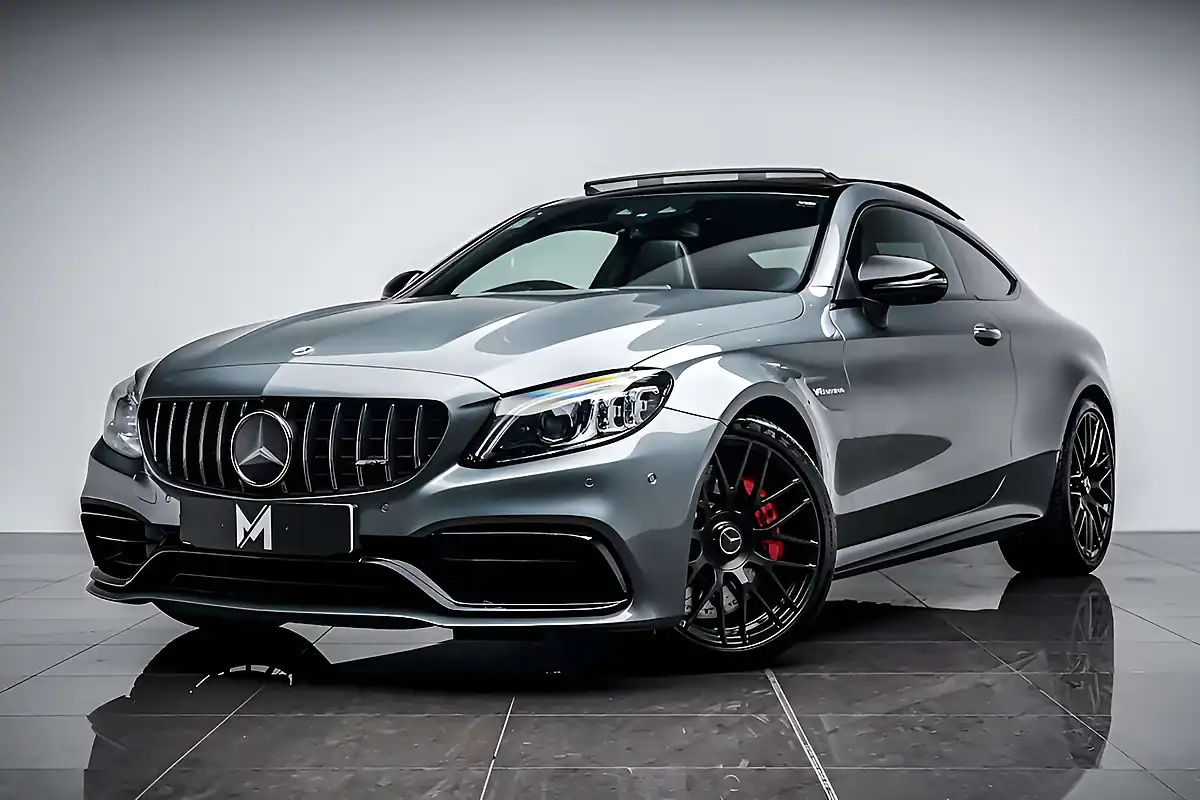 Used 2023 Mercedes C63 Night Edition Premium Plus Selenite Grey - Interior and Exterior details 4