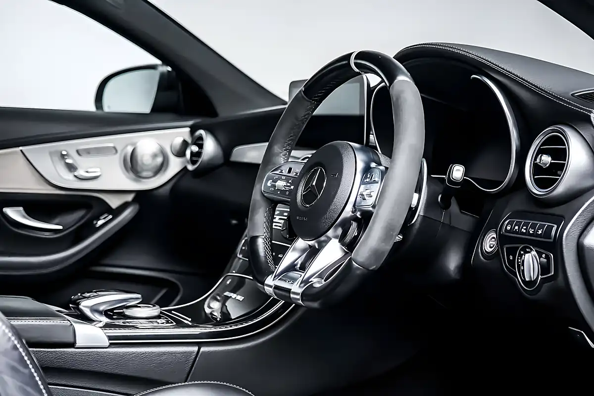 Used 2023 Mercedes C63 Night Edition Premium Plus Selenite Grey - Interior and Exterior details 8