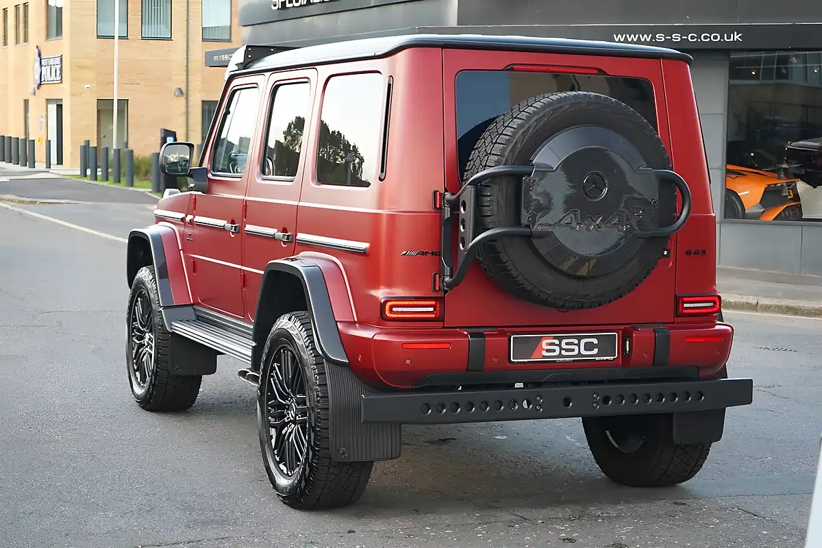 Used 2023 Mercedes G Class Carbon Edition Hyacinth Red Magno - Interior and Exterior details 11