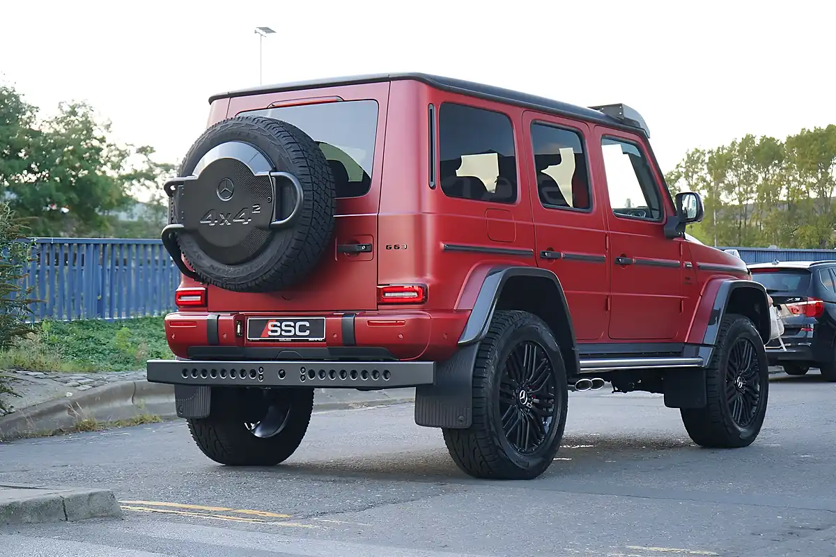 Used 2023 Mercedes G Class Carbon Edition Hyacinth Red Magno - Interior and Exterior details 12