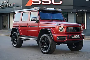 Used 2023 Mercedes G Class Carbon Edition Hyacinth Red Magno - Interior and Exterior details 4
