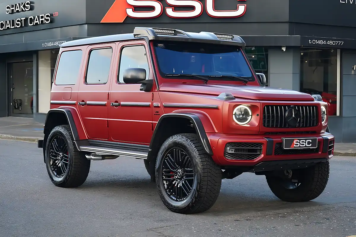Used 2023 Mercedes G Class Carbon Edition Hyacinth Red Magno - Interior and Exterior details 4