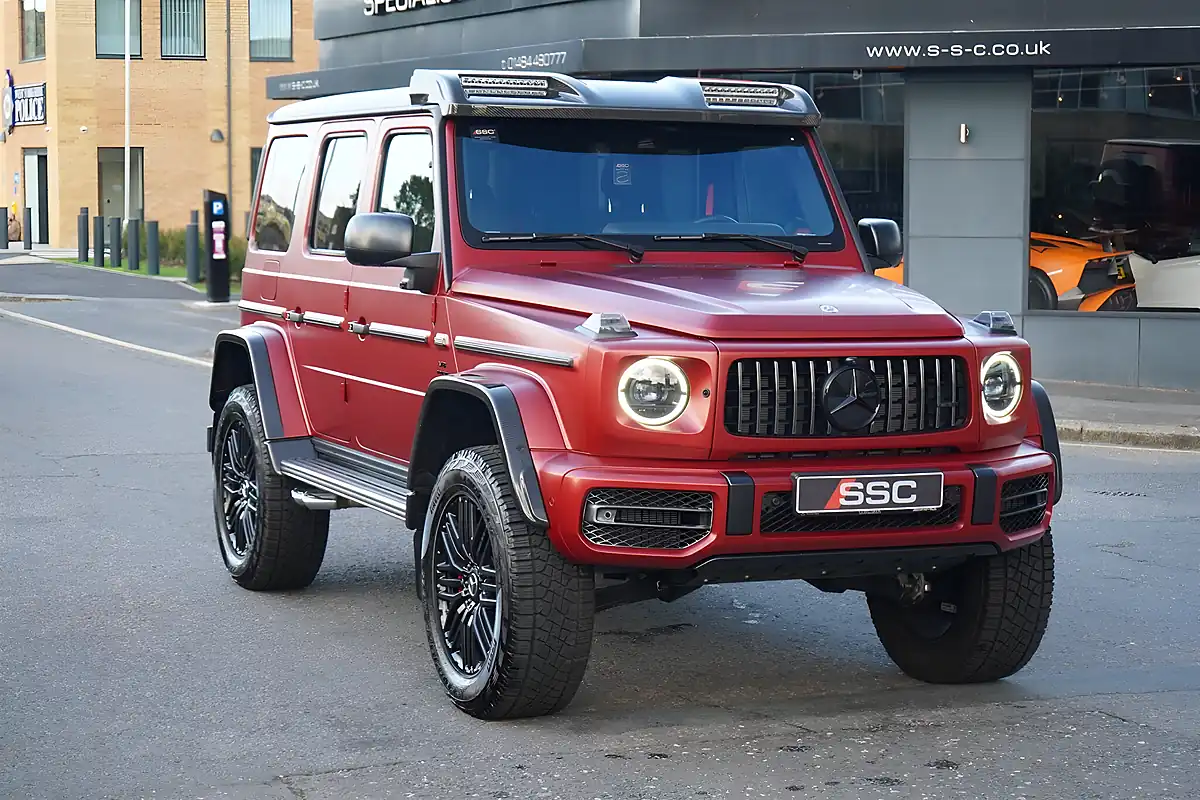 Used 2023 Mercedes G Class Carbon Edition Hyacinth Red Magno - Interior and Exterior details 5