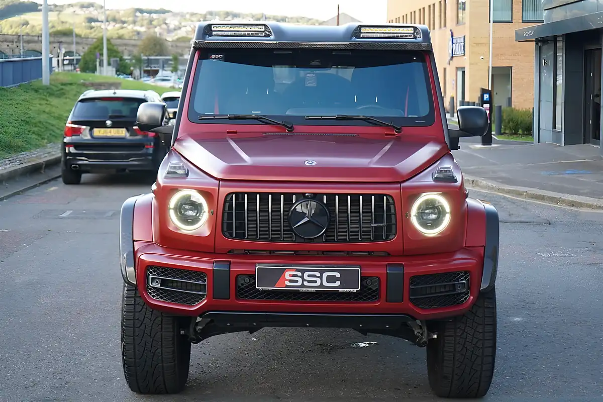 Used 2023 Mercedes G Class Carbon Edition Hyacinth Red Magno - Interior and Exterior details 6