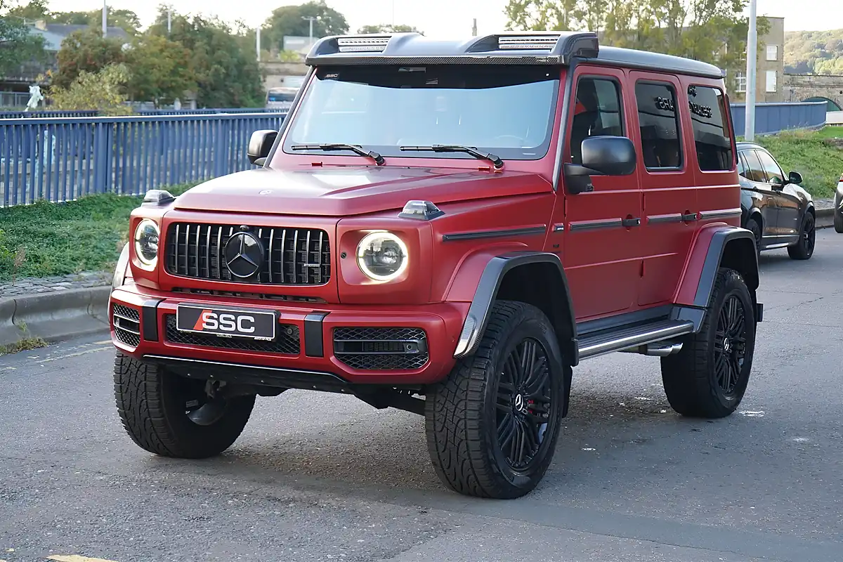 Used 2023 Mercedes G Class Carbon Edition Hyacinth Red Magno - Interior and Exterior details 7