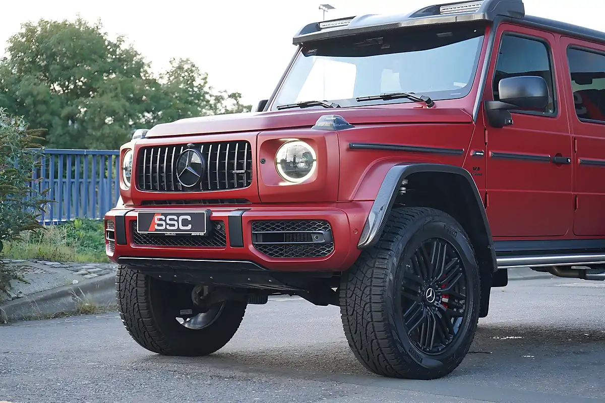 Used 2023 Mercedes G Class Carbon Edition Hyacinth Red Magno - Interior and Exterior details 8