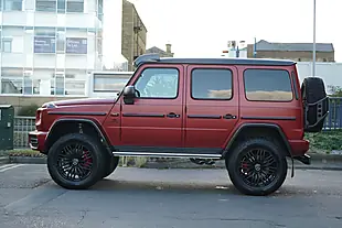 Used 2023 Mercedes G Class Carbon Edition Hyacinth Red Magno - Interior and Exterior details 9