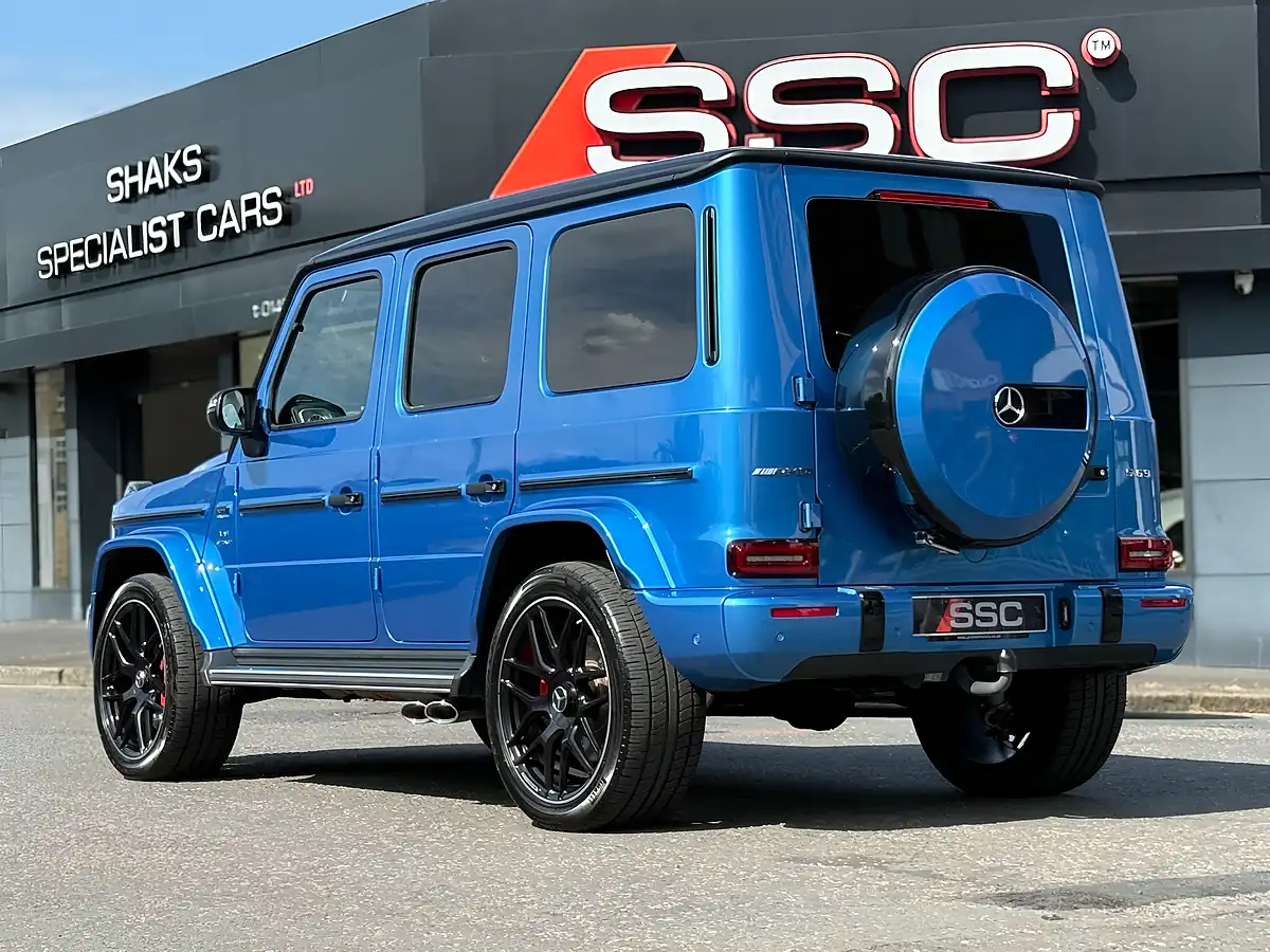 Used 2023 Mercedes G Class G63 AMG Blue - Interior and Exterior details 2