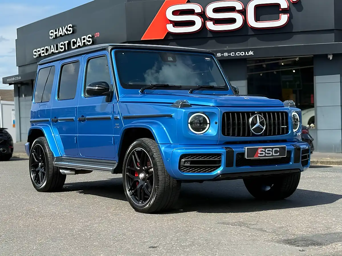 Used 2023 Mercedes G Class G63 AMG Blue - Interior and Exterior details 4