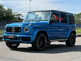 Used 2023 Mercedes G Class G63 AMG Blue - Interior and Exterior details 6