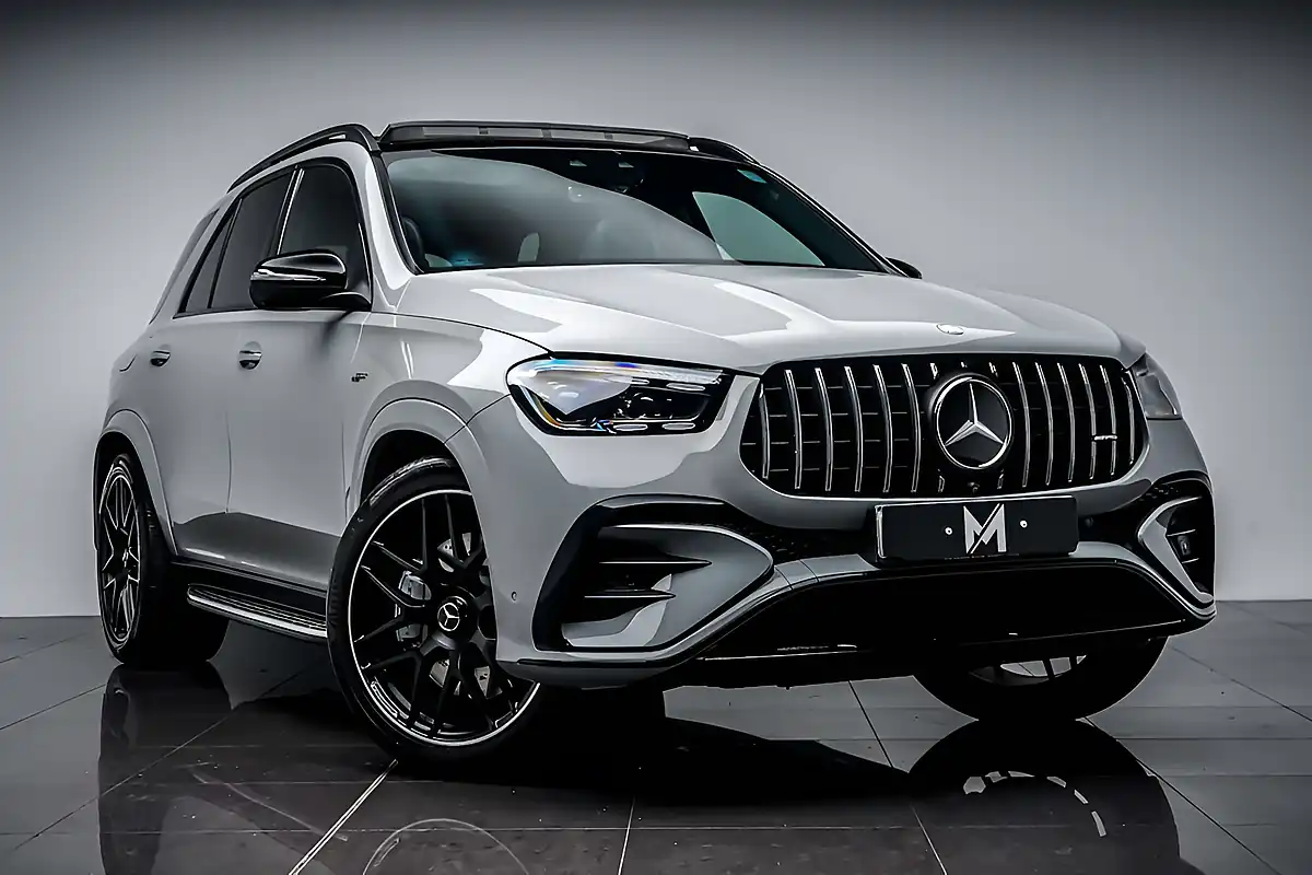 Used 2023 Mercedes GLE53 AMG Night Edition (premium Plus) Alpine Grey - Front View