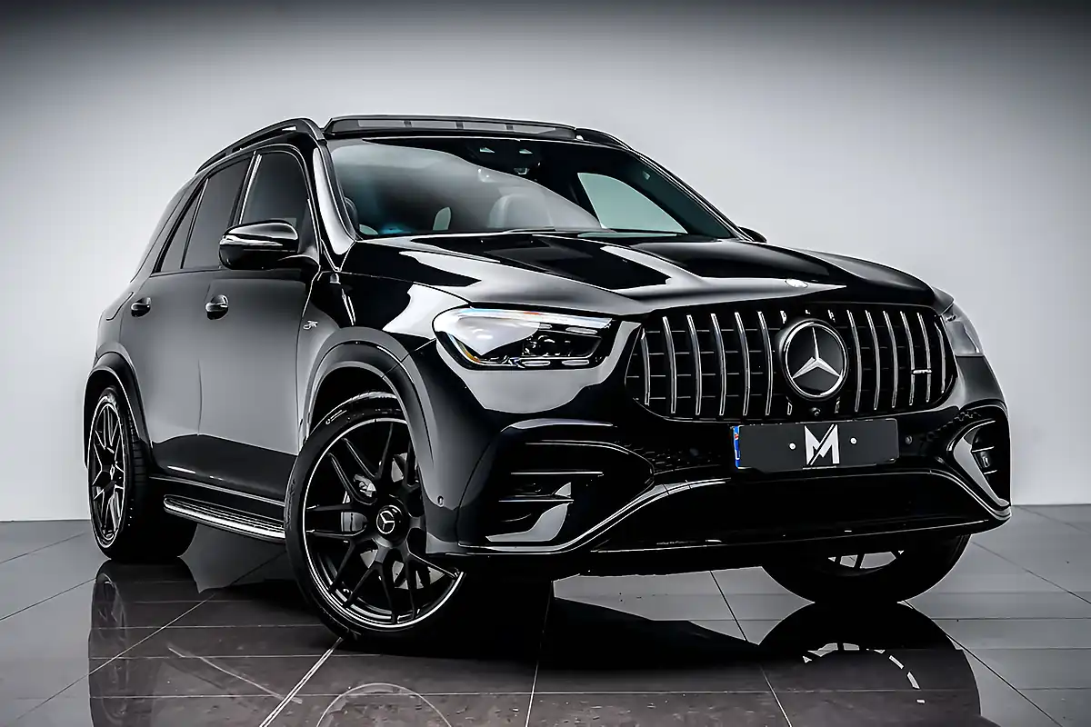Used 2023 Mercedes GLE53 Night Edition (premium Plus) Obsidian Black - Front View