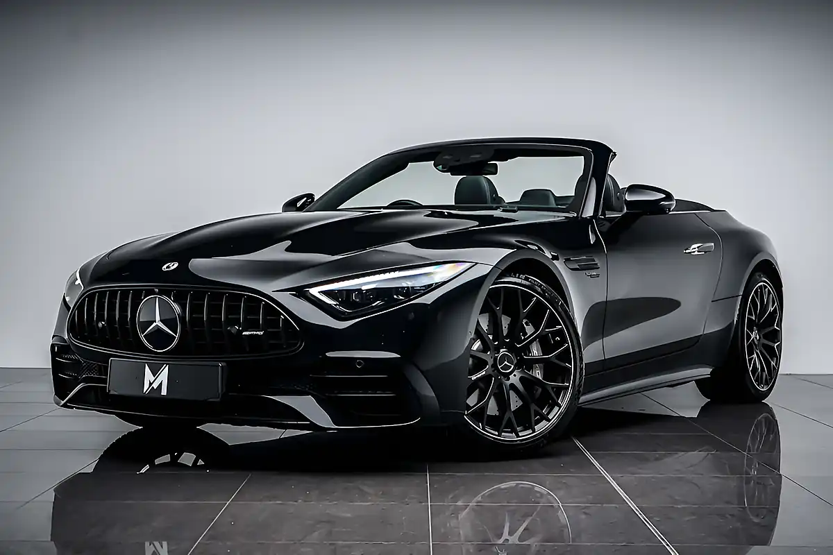 Used 2023 Mercedes Sl Premium Plus Black - Interior and Exterior details 4