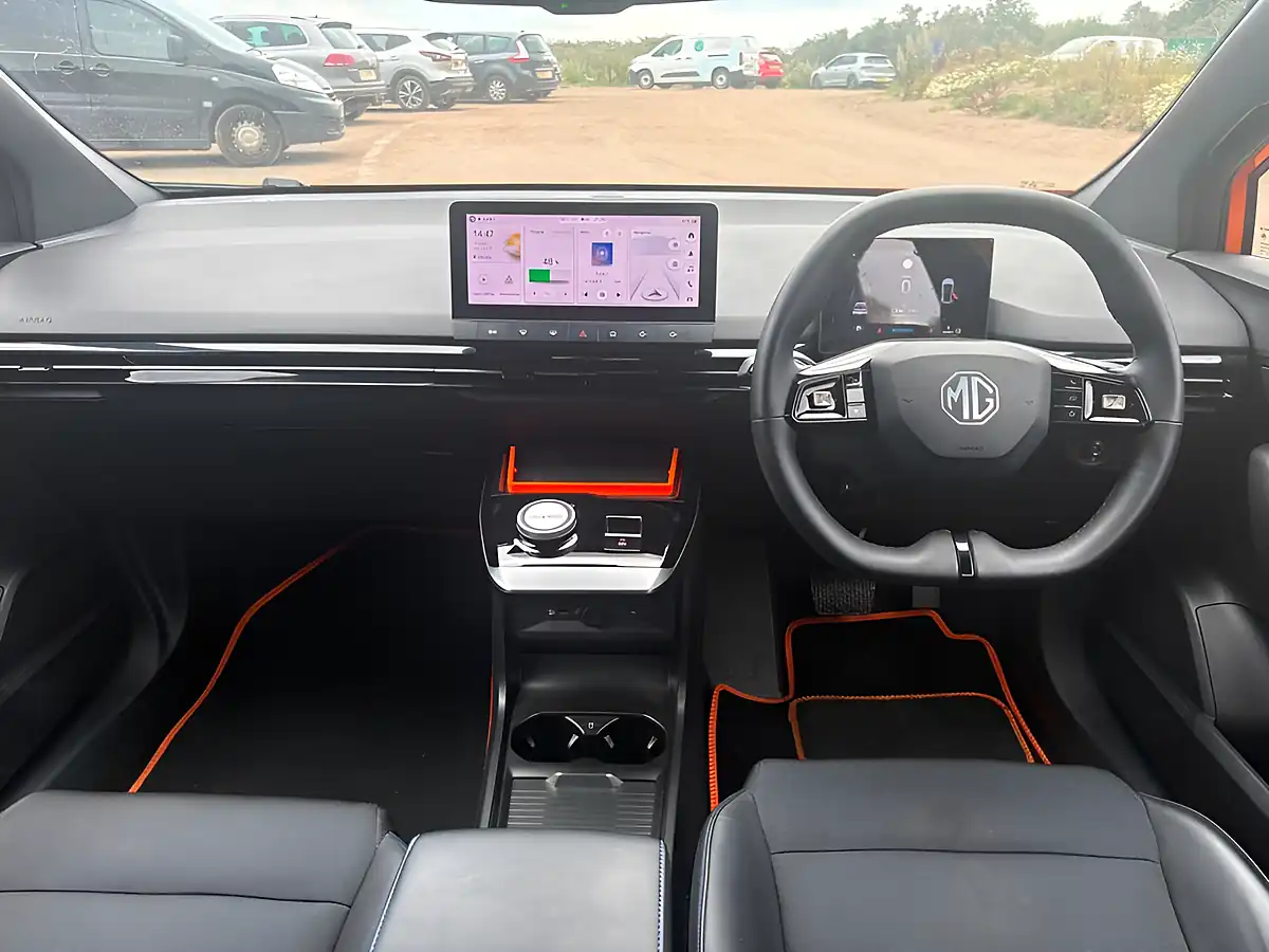 Used 2023 MG MG 4 Trophy Long Range Orange - Interior and Exterior details 12