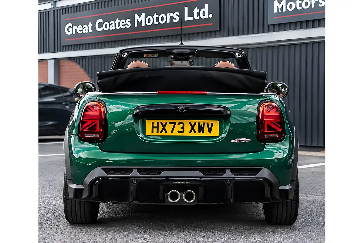 Used 2023 MINI Convertible John Cooper Works British Racing Green Iv - Interior and Exterior details 11