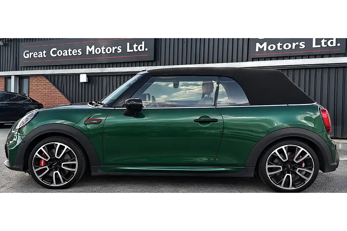 Used 2023 MINI Convertible John Cooper Works British Racing Green Iv - Interior and Exterior details 4