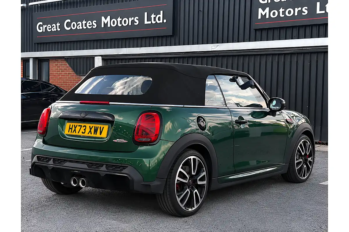 Used 2023 MINI Convertible John Cooper Works British Racing Green Iv - Interior and Exterior details 5