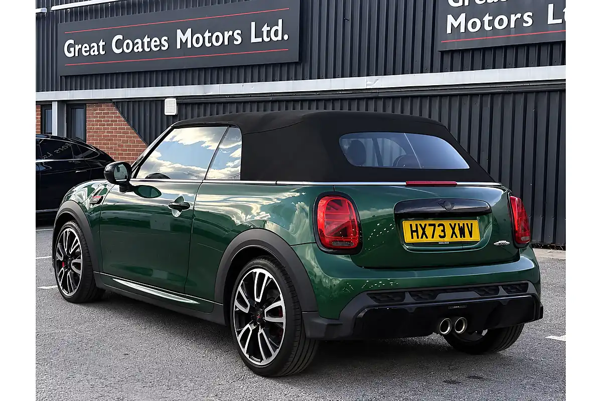 Used 2023 MINI Convertible John Cooper Works British Racing Green Iv - Interior and Exterior details 6