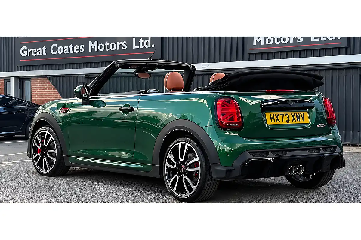 Used 2023 MINI Convertible John Cooper Works British Racing Green Iv - Interior and Exterior details 7