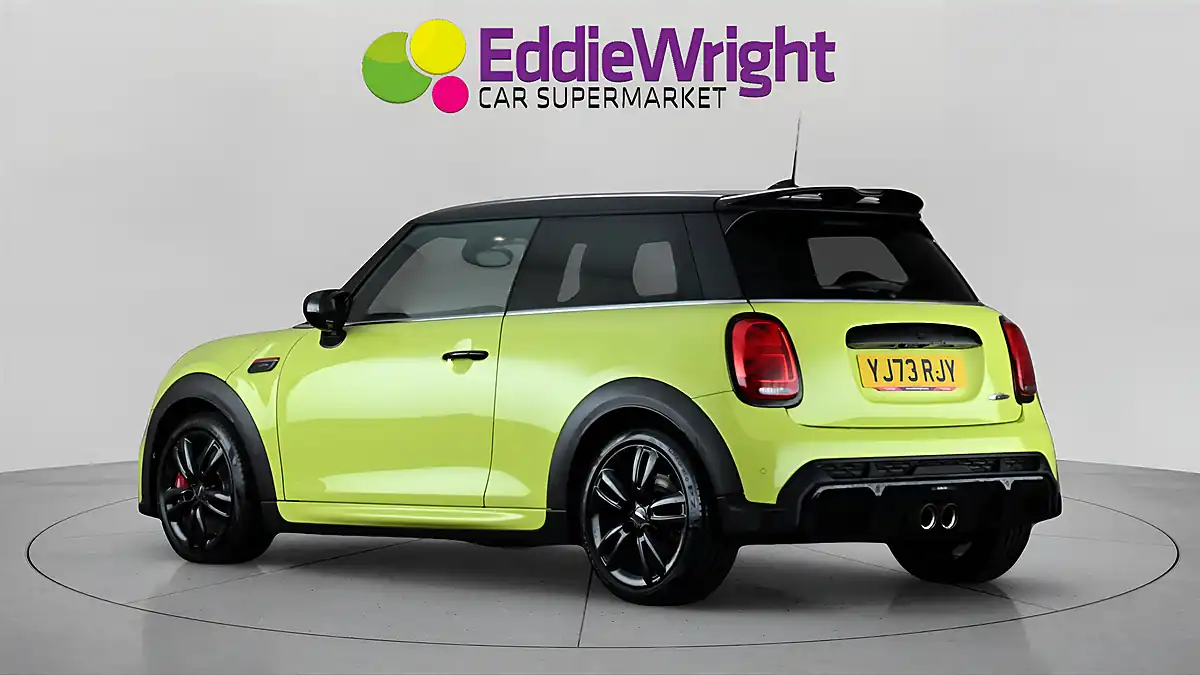 Used 2023 MINI Hatch John Cooper Works Yellow - Interior and Exterior details 5