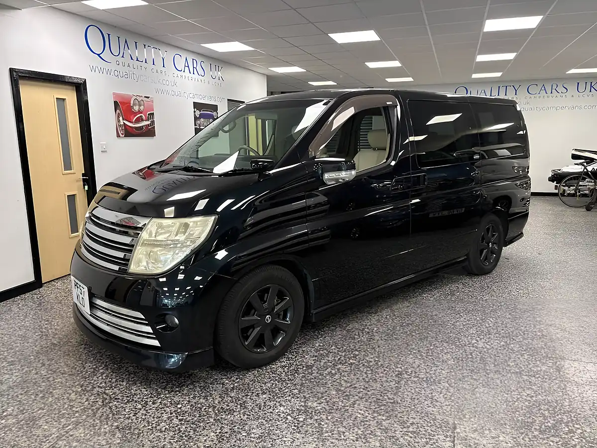 Used 2023 Nissan Elgrand Rider Black - Front View