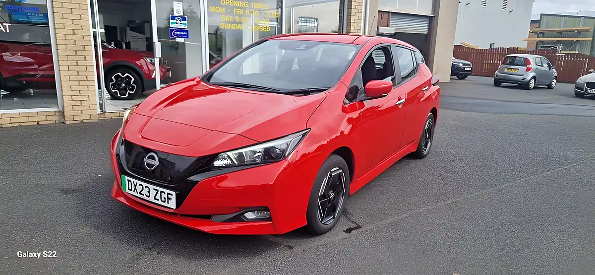 Used 2023 Nissan Leaf Acenta Red - Interior and Exterior details 7