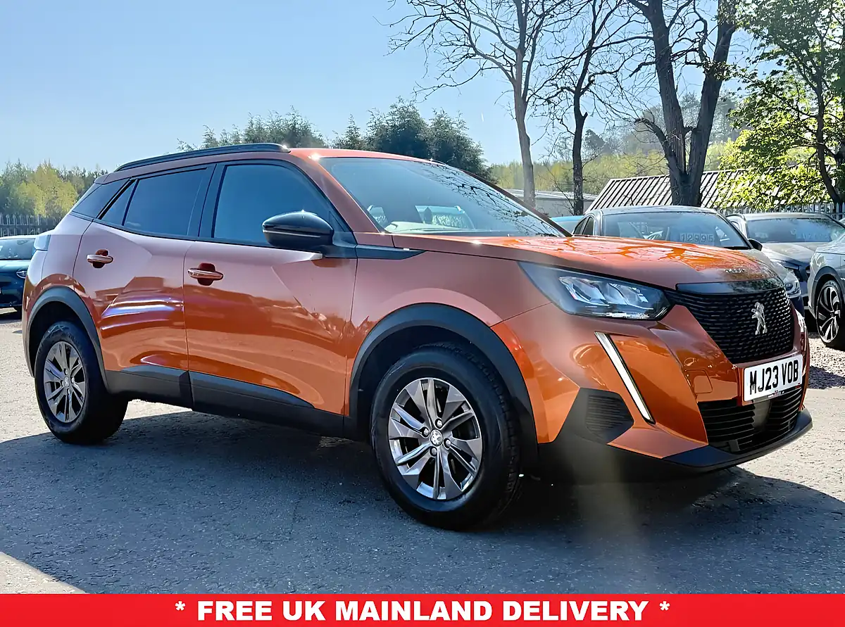 Used 2023 Peugeot 2008 Active Premium+ Orange Fusion - Front View
