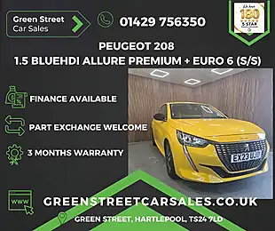 Used 2023 Peugeot 208 Allure Premium + Yellow - Interior and Exterior details 2