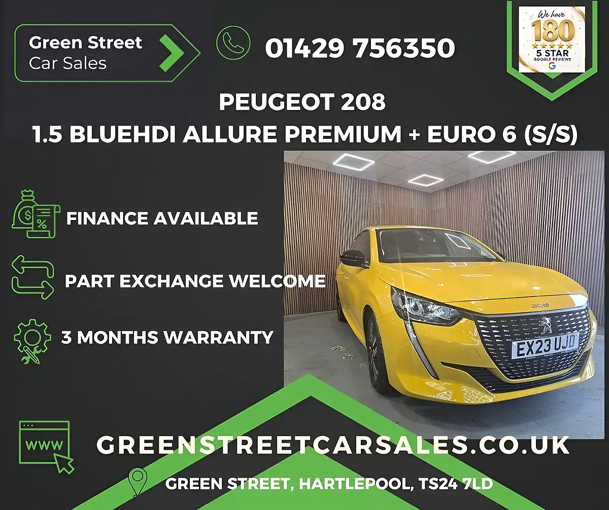 Used 2023 Peugeot 208 Allure Premium + Yellow - Interior and Exterior details 2